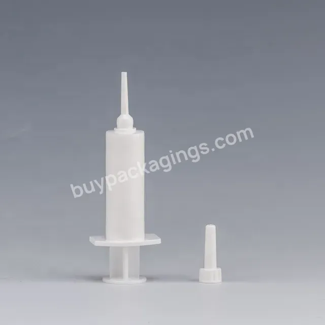 Single Use Disposable White Dose Syringe Veterinary Cow Mastitis Intramammary Influsion Treating Syringes From China