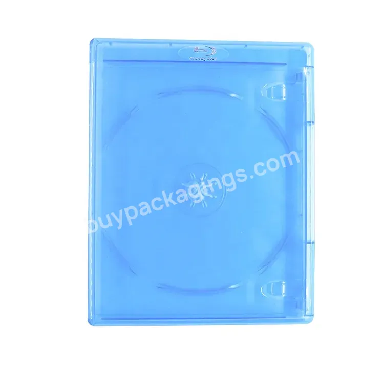 Single With Embossed Logo Blu-ray Box 14mm Cd Dvd Bluray Storage Disc 50gb Glossy Vcd Bluray Box