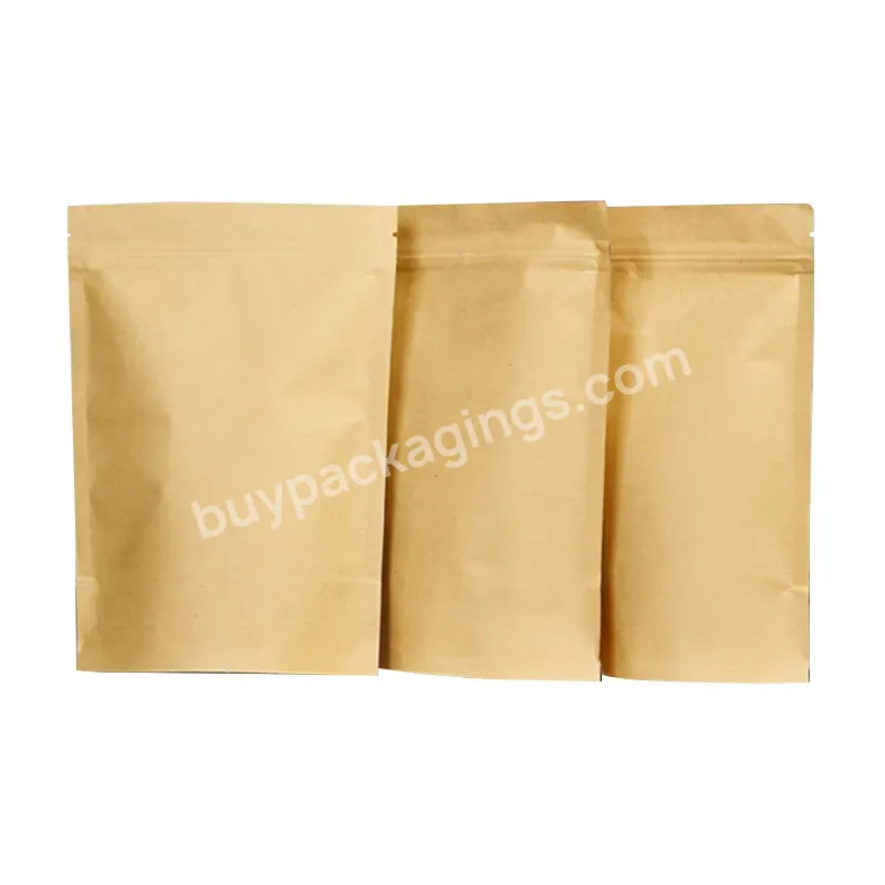 Size 15 * 21 + 4 Custom Logo Packaging Bag Aluminium Foil Food Bag With Zipper