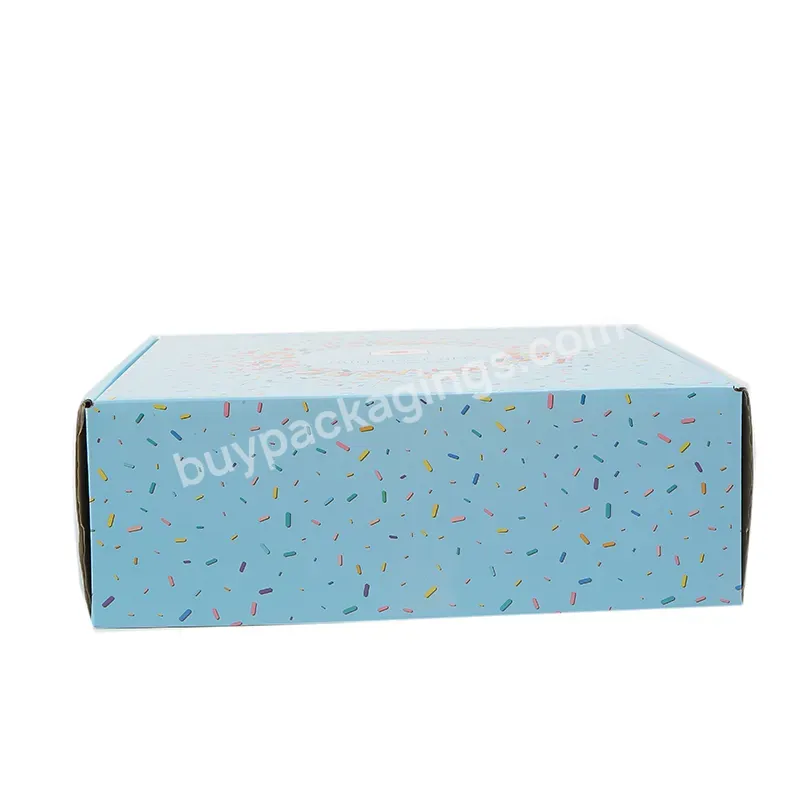 Size Cardboard Packaging Small Ear Lock Corrugated Paper Shipping Box