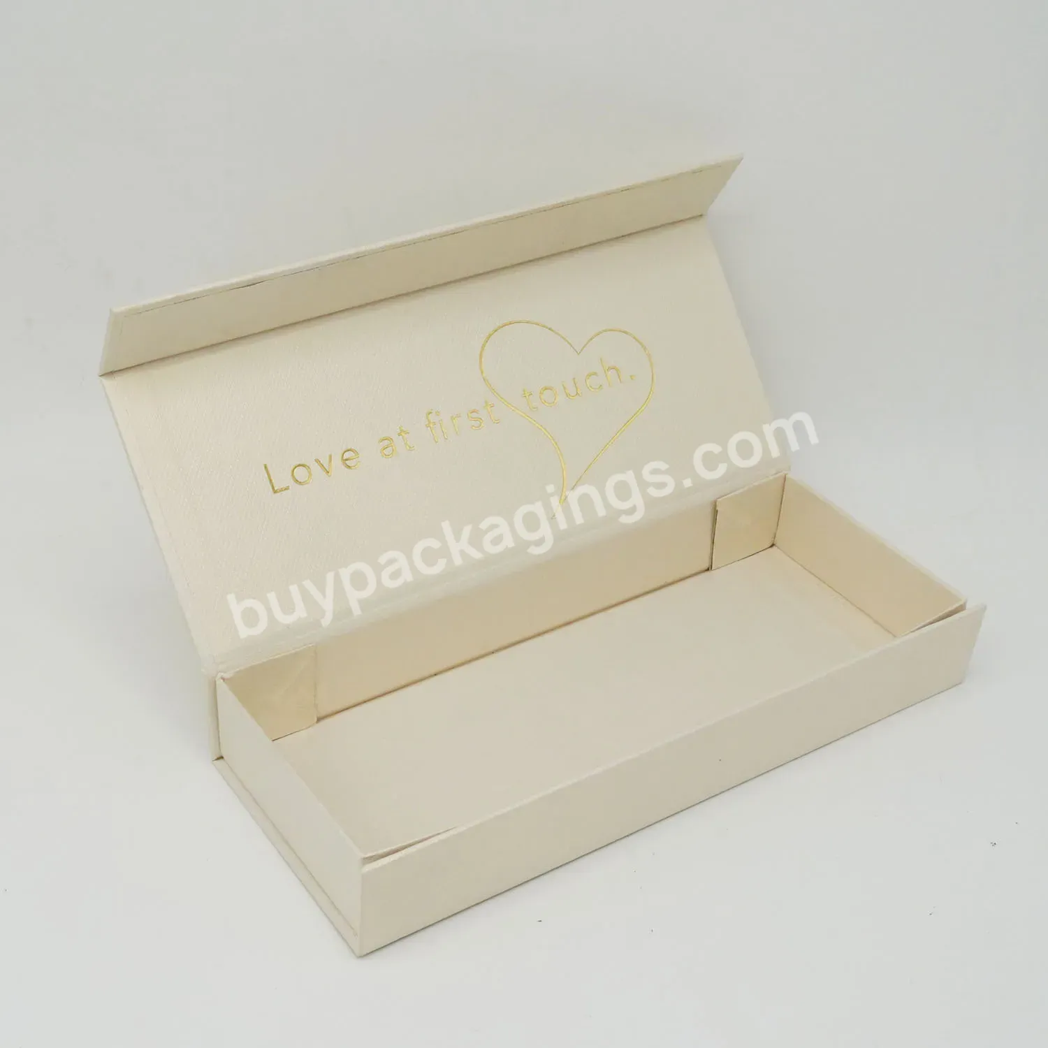 Skin Care Cosmetics Makeup Gift Box Packaging Luxury Gold Foil Logo White Foldable Storage Magnetic Closure Box With Lid