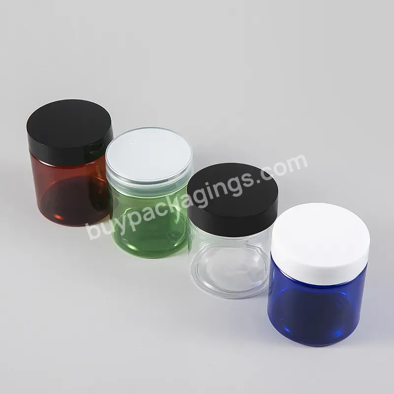 Skin Care Cream 50ml 80ml Pet Thick Wall Cosmetic Jar Pet Inner Cosmetics Container Cream Jar