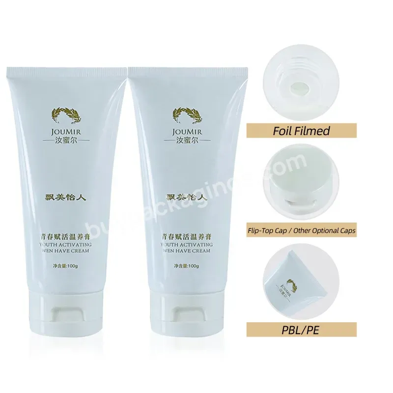 Skin Care Cream Lotion Soft Squeeze Plastic Tube With Flip Top Cap For Skin Care Tube Plastic Container Soft Cosmetic Packaging - Buy Body Lotion Soft Cosmetic Packaging Squeeze Tube,Tube Plastic Container Soft Cosmetic Packaging,Skin Care Cream Loti