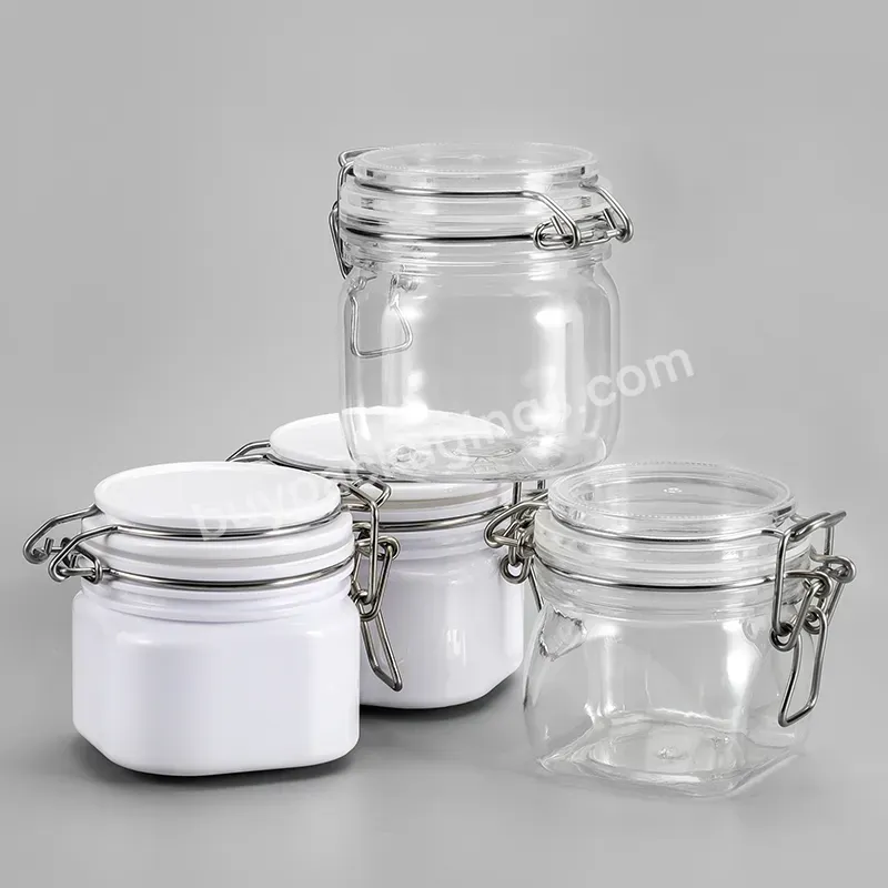 Skin Care Product Plastic Cream Sealed Jar For Cosmetic Packaging 200ml 250ml 275ml