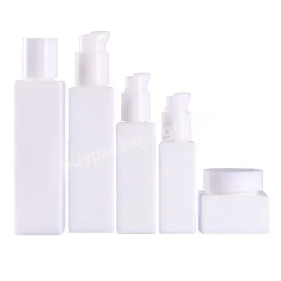 Skincare Cosmetics Packaging White Cosmetic Bottles Skincare Packaging Set