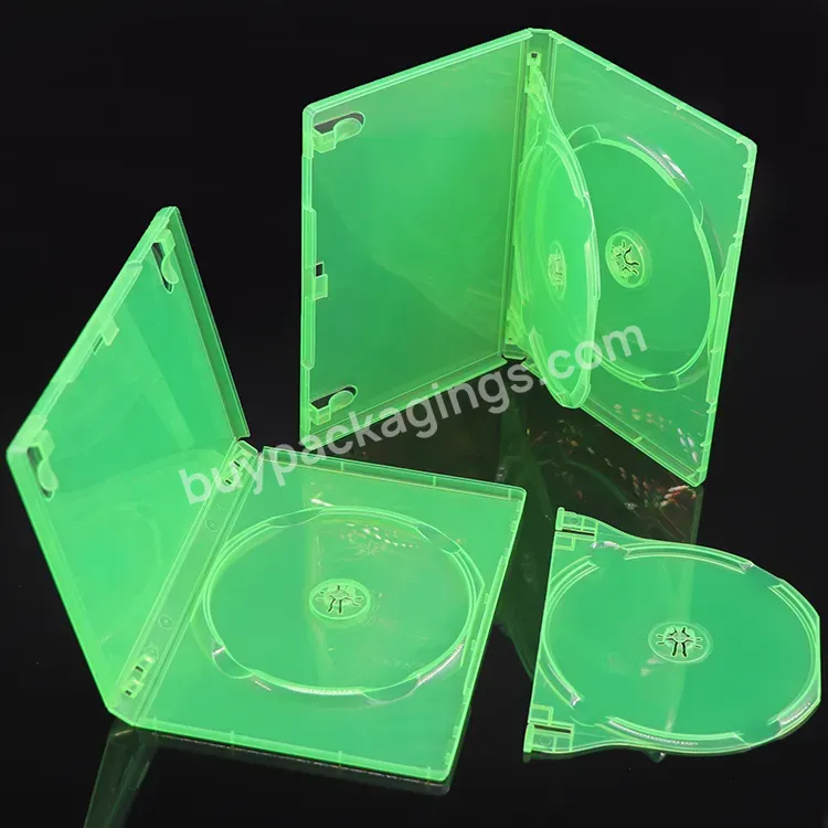 Slim Green Portable Double Dvd 2 Disc Console Plastic Case Box Custom Game Hard Plastic Case Gta 5 For Xbox Series X Box 360