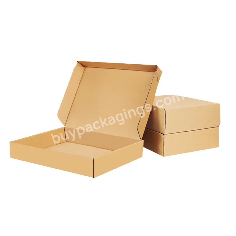 Small Corrugated Custom Logo Gift Paper Packaging Boxes For Clothes