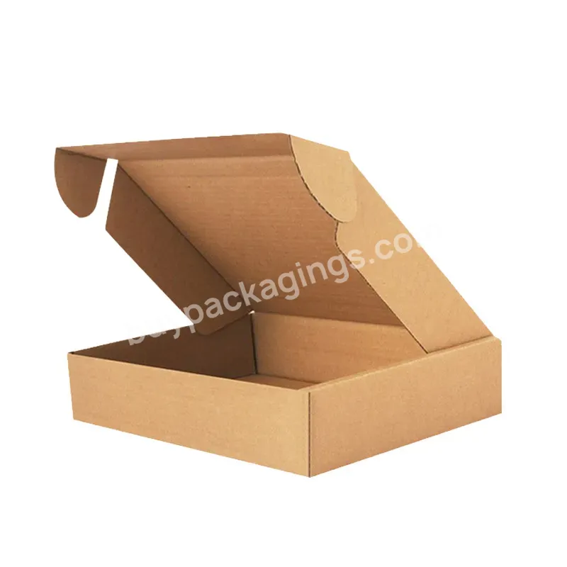 Small Corrugated Custom Logo Gift Paper Packaging Boxes For Clothes