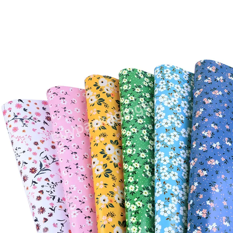 Small Floral Gift Wrapping Paper Flower Shop Flower Wrapping Paper Birthday Gift Box Book Paper - Buy Small Floral Gift Paper,Cheap Price Gift Wrapping Paper,Valentine's Day Gift Wrapping Paper.