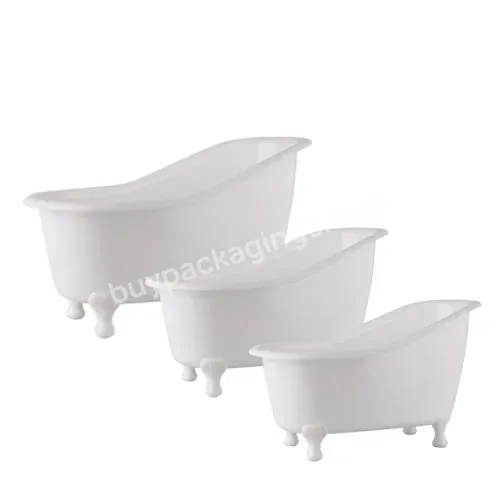 Small / Middle /large Plastic Pp Black White Mini Bathtub Containers