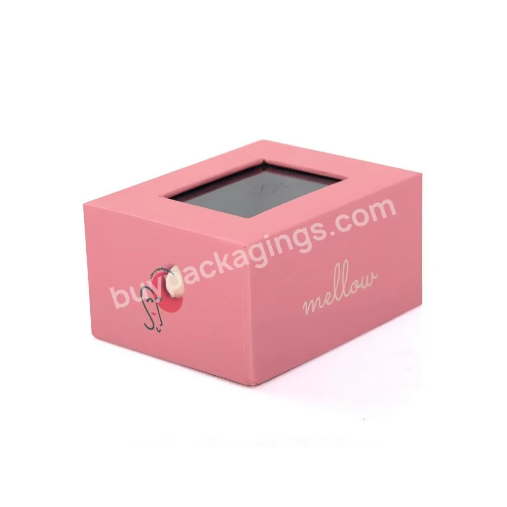 Small Mini Beauty Make Up Marshmallow Sponge Packaging Box