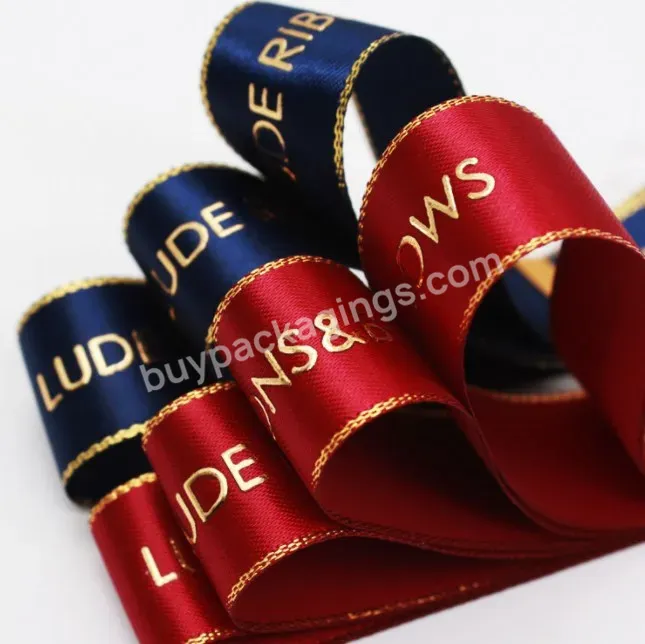 Small Moq Custom Wired Edge Twill Double Herringbone Ribbon For Gift Wrap