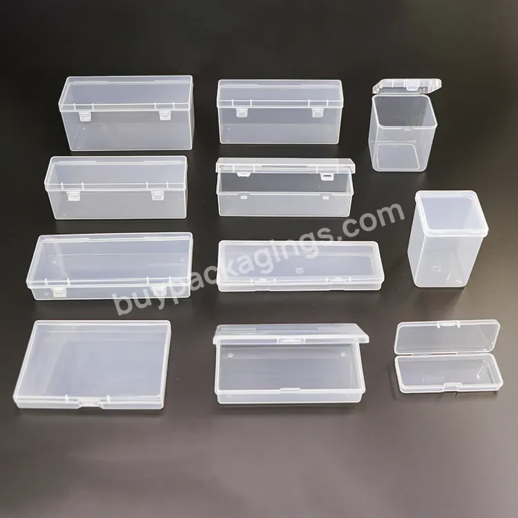 Small Plastic Storage Container Rectangular Square Large Capacity Tool Case Box Packaging Cylinder Small Pp Case