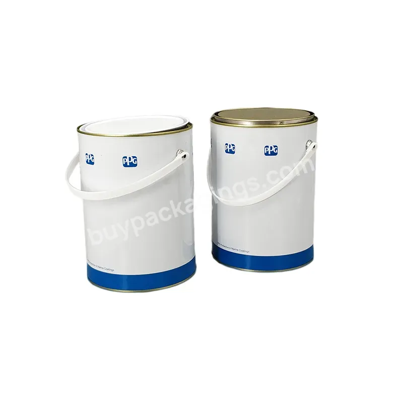 Small Round Paint Tin Can Used For Chemical Packaging