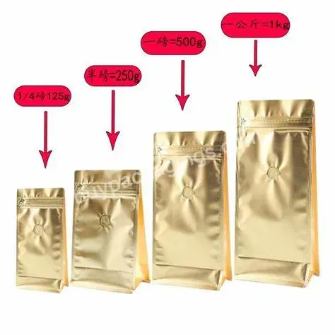 Small Sachet Packing Pouch Custom Coffee Flat Bottom Bag With Valve Portable Hanging Ear Drip Coffee