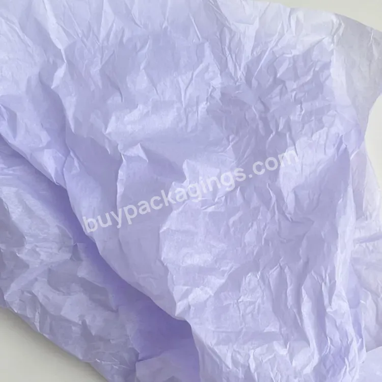 Small Size Unique Purple Gift Paper Wrapping Purple Gift Wrap Tissue Paper Nice Light Purple Tissue Paper