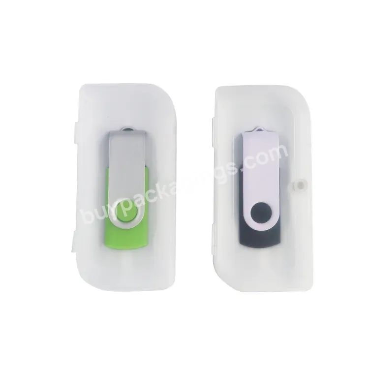 Small Usb Stick 2.0 Case Gift Holder Usb Magnetic Gift Usb Packaging Plastic Matte Clear Box With Foam Insert - Buy Usb 2.0 Case,Usb Stick With Box,Usb Packaging Holder Usb.