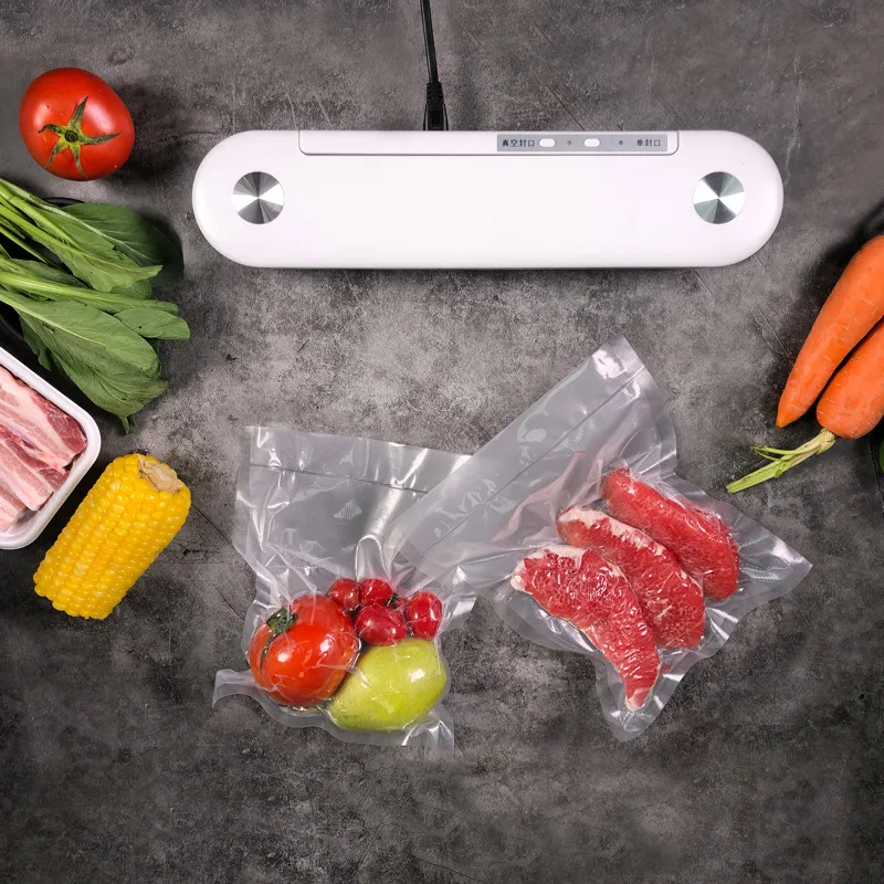 Smart Household Automatic Air Degassing Extruder Vacuum Sealing Sealer Kit Food Packing Vacuum Sealer Machine