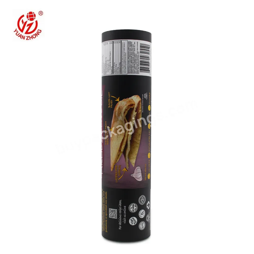 Snack Food Packing Roll/food Grade Custom Print Film Roll/flexible Film Roll Packaging For Chips