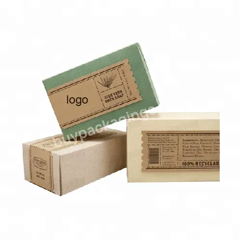 Soap Box Packaging Paper Box Packaging Design White Kraft Paper Wholesale Custom Recycle Luxury Cmyk Custom Size Accepted Cn;fuj