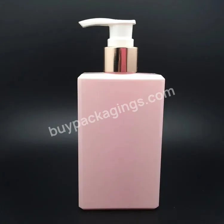 Soap Foam Pump Square Bottle 450ml For Shampoo Cosmetic Packaging