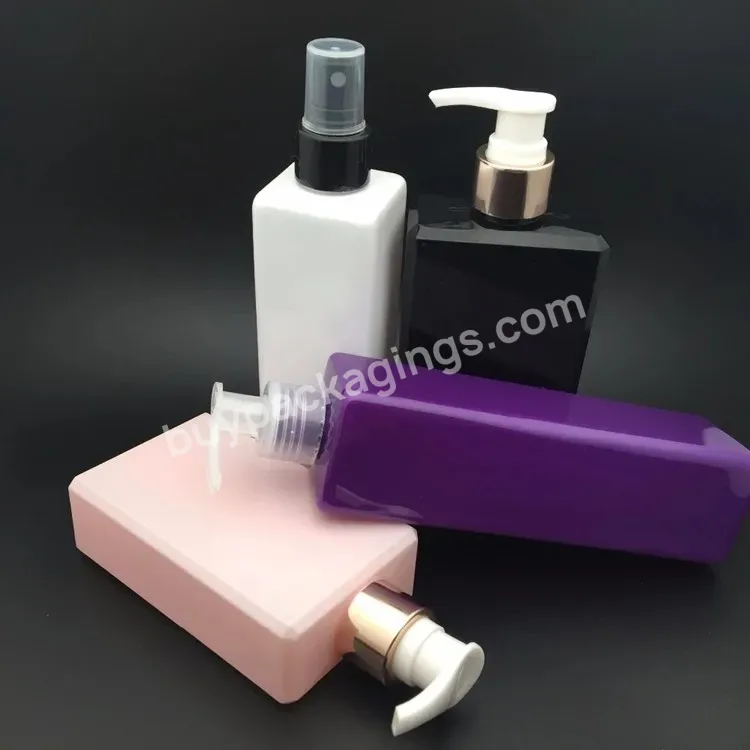 Soap Foam Pump Square Bottle 450ml For Shampoo Cosmetic Packaging