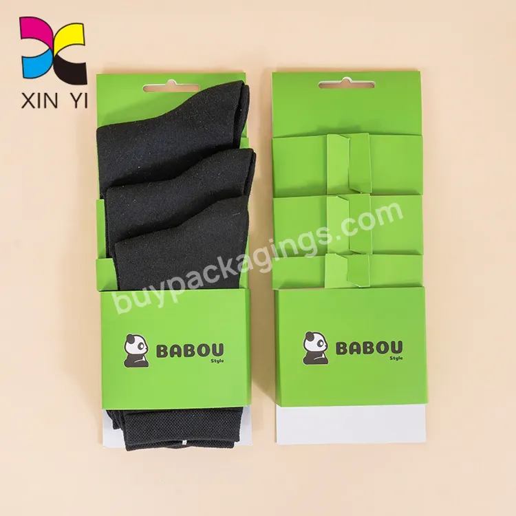 Sock Package Paper Sleeve Boc Printing Custom Paper Boxes