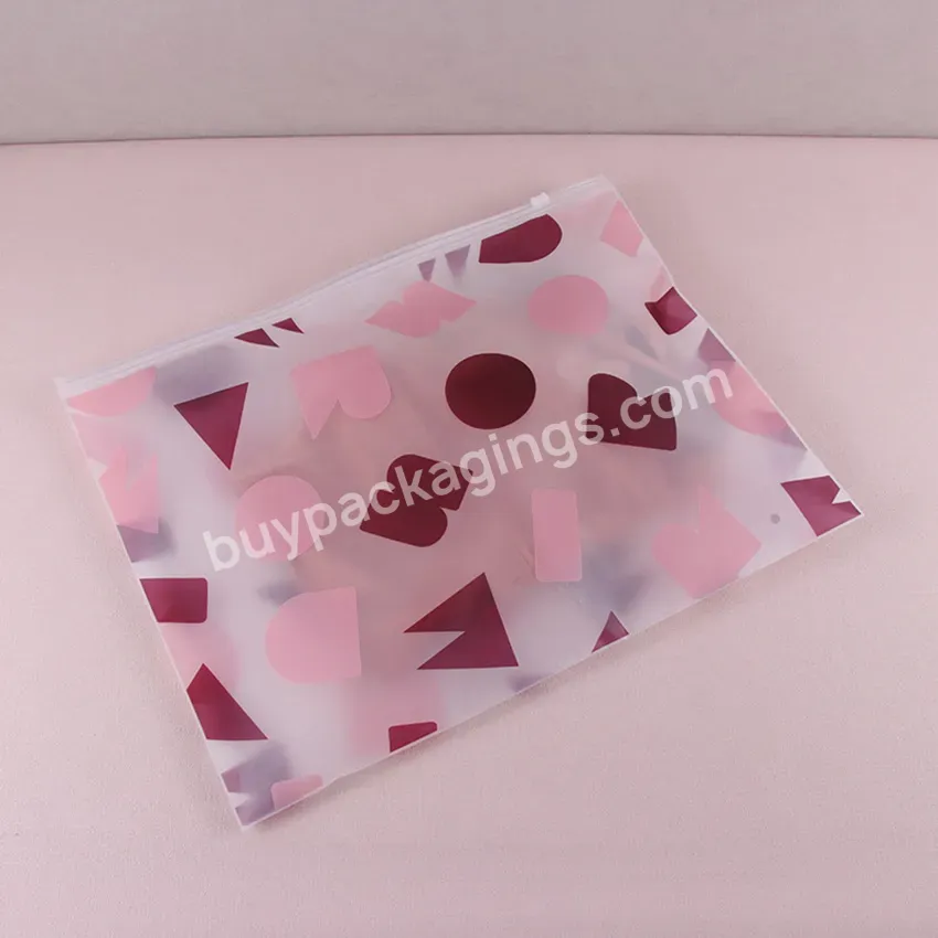 Sock Packaging Vinyl Zipper Luggage Slider Lock Hole Custom Wholesale Garment Cover Bag With Handle