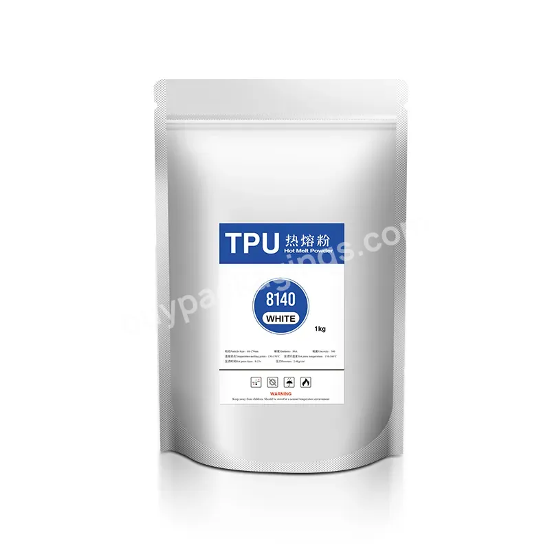 Soft And Delicate White 1kg Tpu Powder Dtf Hot Melt Powder For Hot Transfer Printing