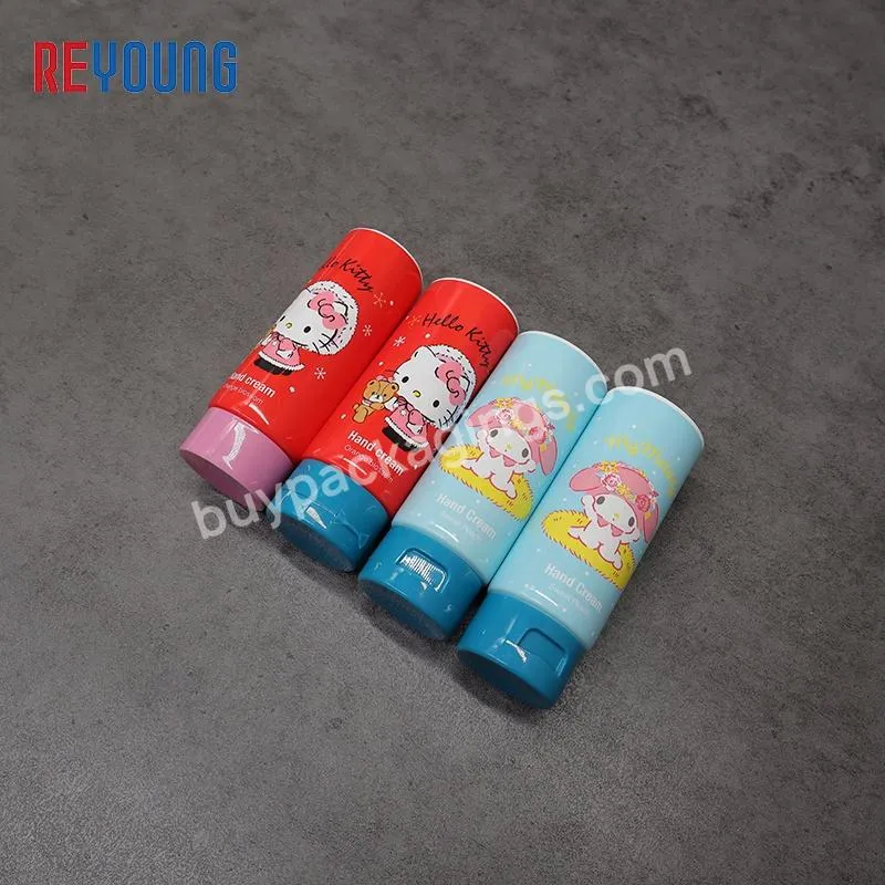 Soft Squeeze Hand Cream Packaging Plastic PE Tube Cosmetic Tubes With Flip Cap For Lotion