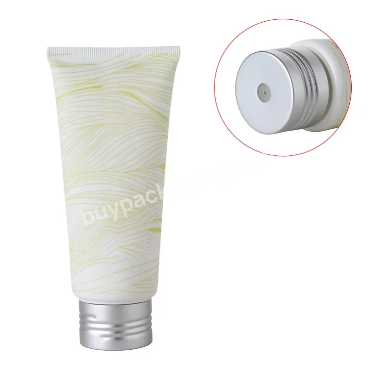 Soft Touch Plastic Pe Round Tube With Twist Open/lock Lid For Sun Cream