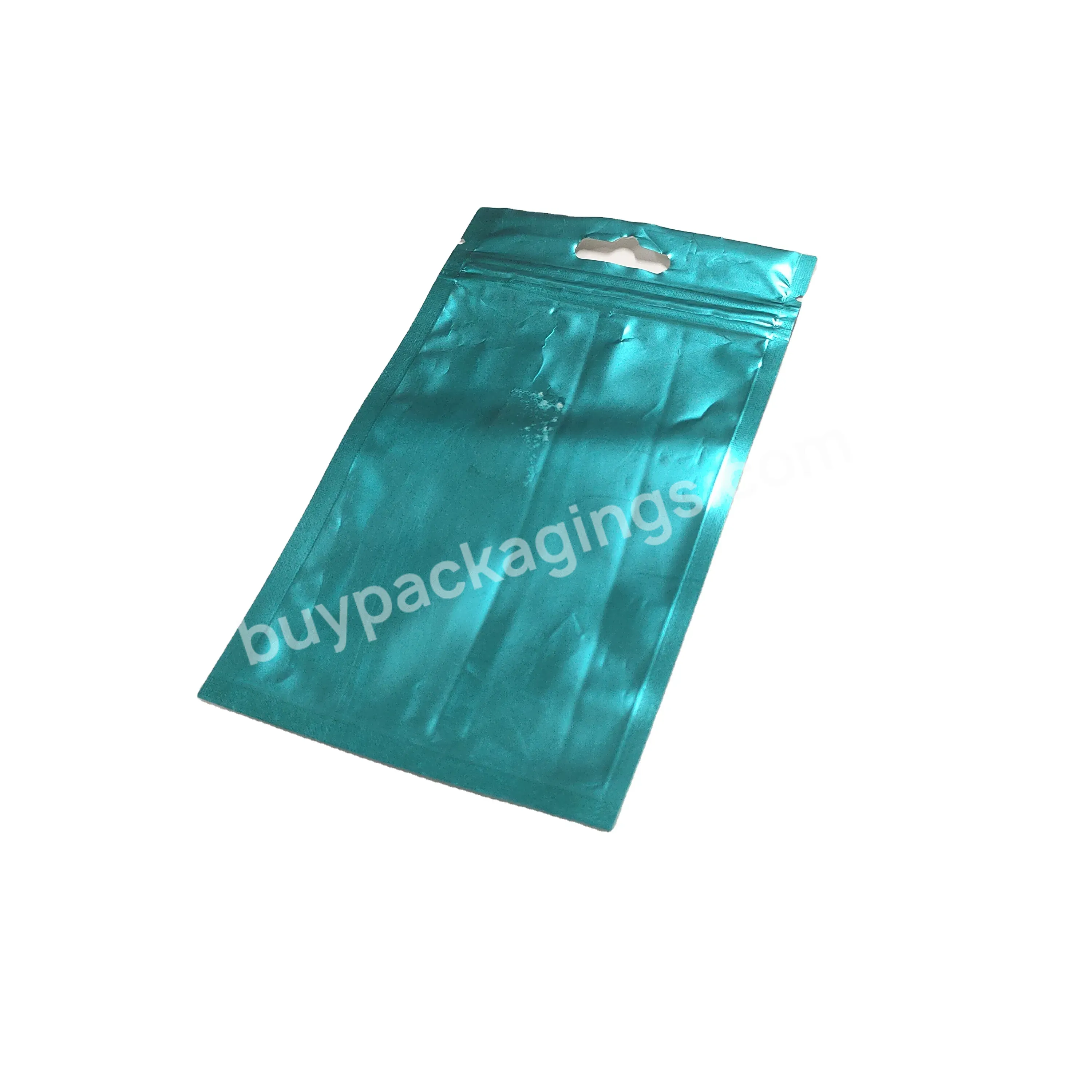 Solid Color Plastic Packaging Custom Printed Glossy Thick Zip Lock Poly Bag