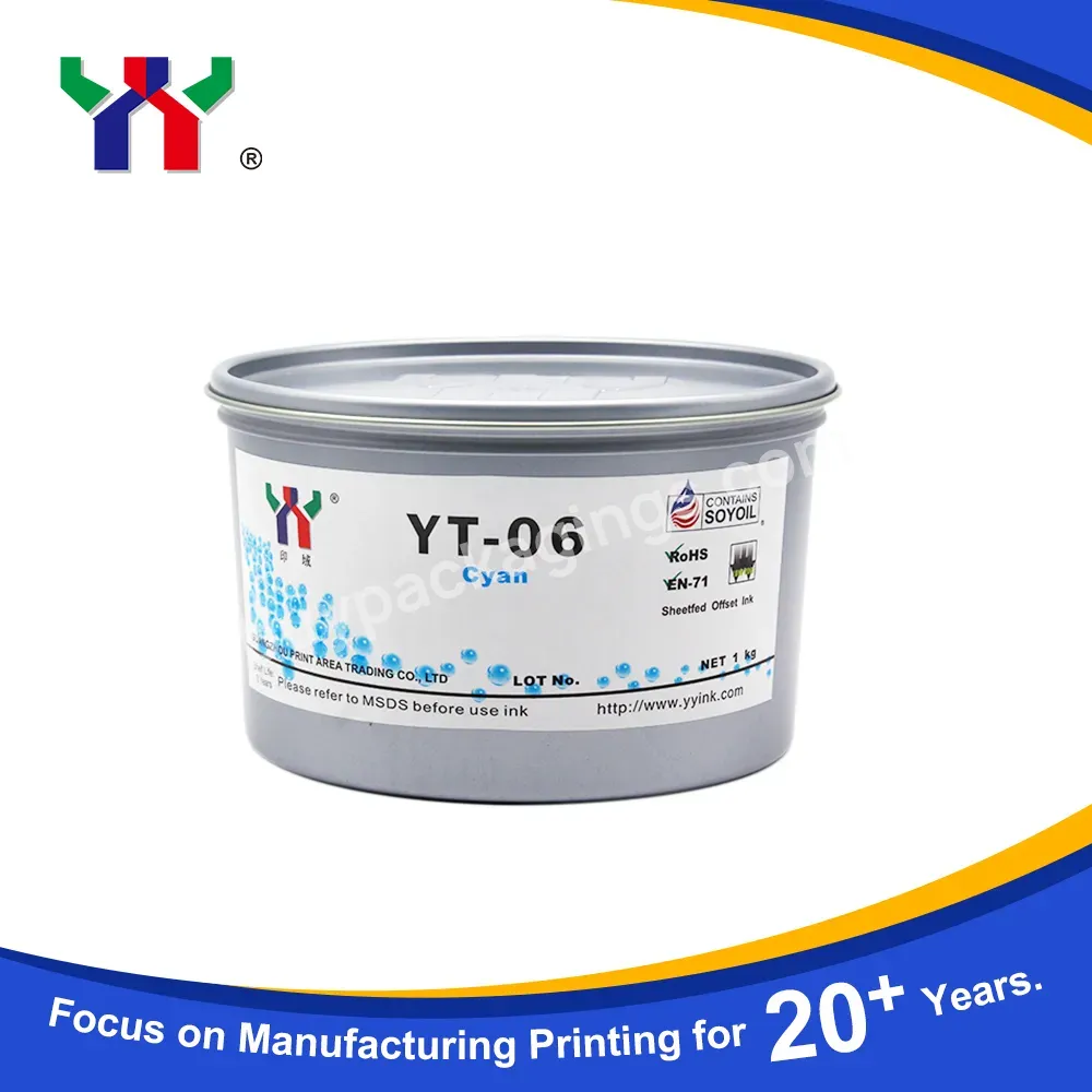 Solvent Based Ink Yt-06 Melamine Printing Ink/melamine Ashtray,Color Cyan,High Temperature-resistant