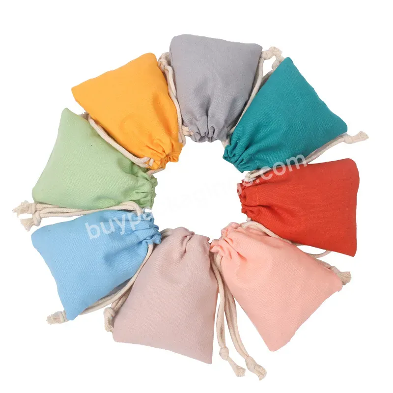 Special Cotton Cloth For Jewelry Store Compact Drawstring Bag With Drawstring Shrinkable