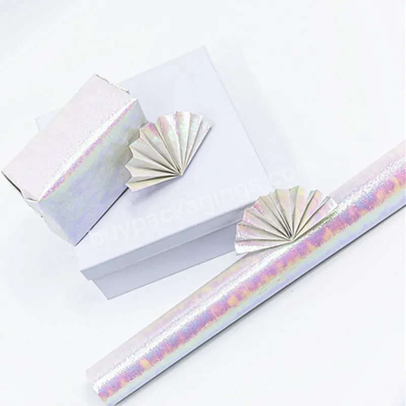 Special Dusting Paper Wrapping Laser Fancy Gold Chromo Paper Packaging Paper 70*50cm