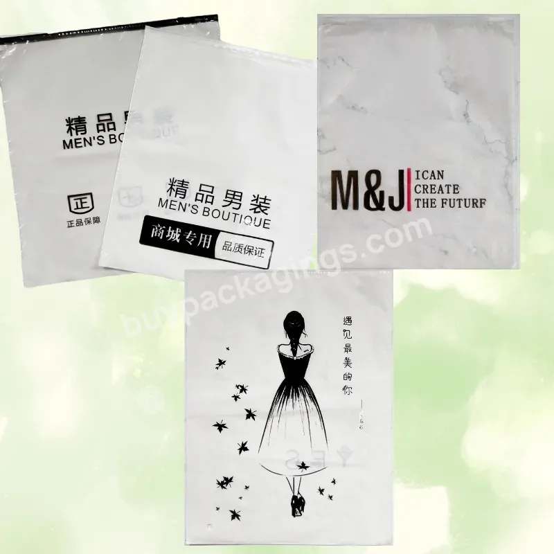 Special Label Frosted Plastic Custom Logo Matte Transparent Printed Clothing Packaging Zipper Bag