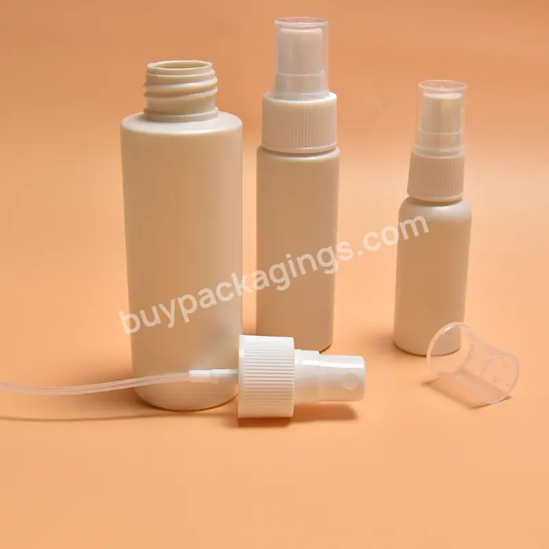 Spray Bottle Pla Bottle Cosmetic 100% Biodegradable Plastic Packaging Mosquito Repellent Flower Lotion Round Shoulder White Yd-9