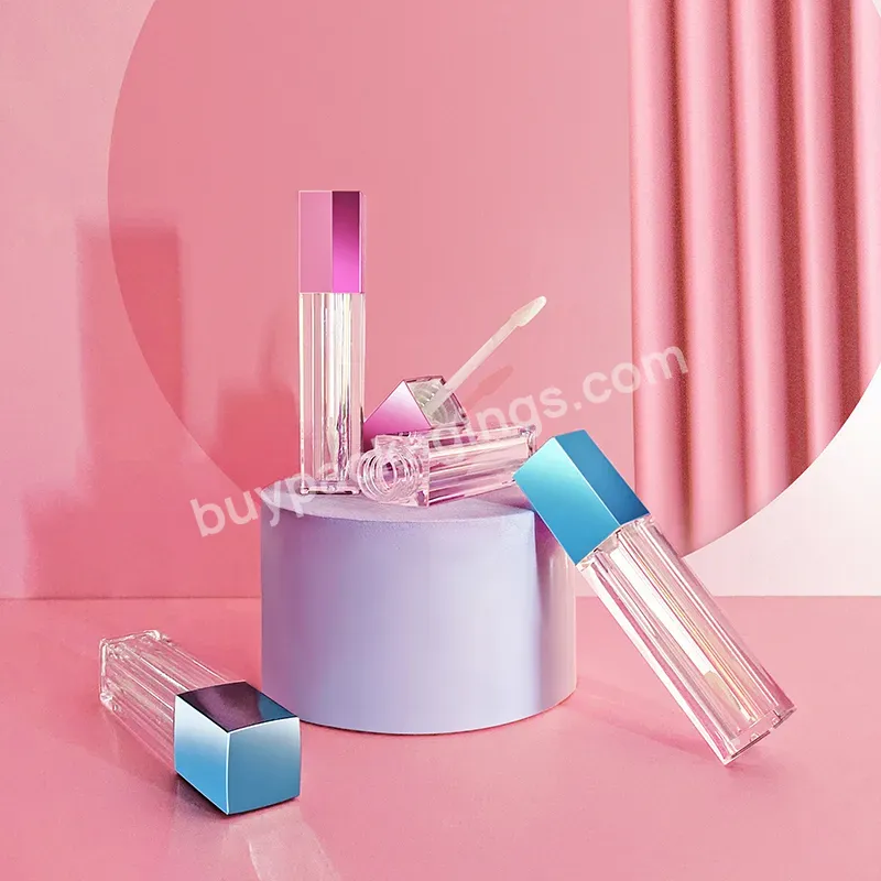 Square Lip Gloss Tubes Ins New Square Retro And Luxurious Lipstick Tube With Pattern Container