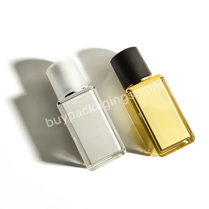 Square Luxury Empty Design Lotion Bottles With Gold Pump Acrylic Cosmetic Bottle/cream Jar Lotion Pump Bottle Cream