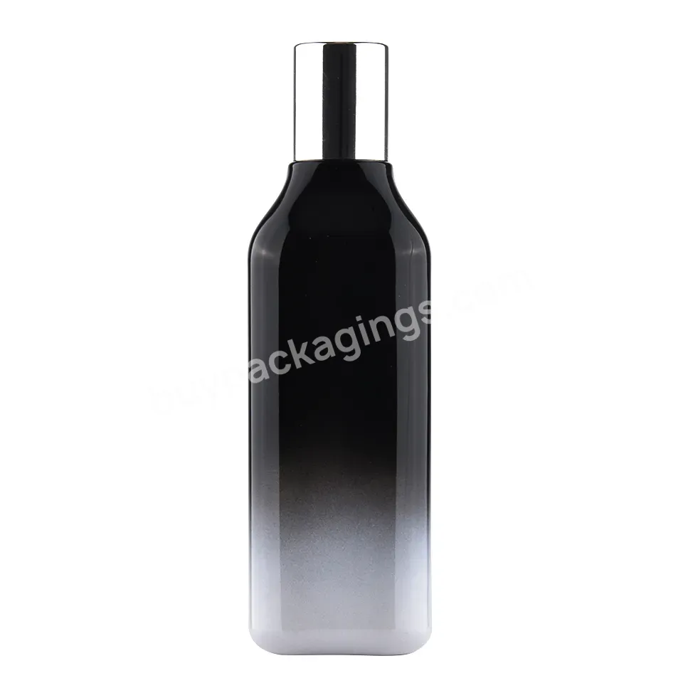 Square Packaging White Black 150ml 200ml Pet Fine Mist Sprayer Hair Gel Face Toner Spray Pump Bottle