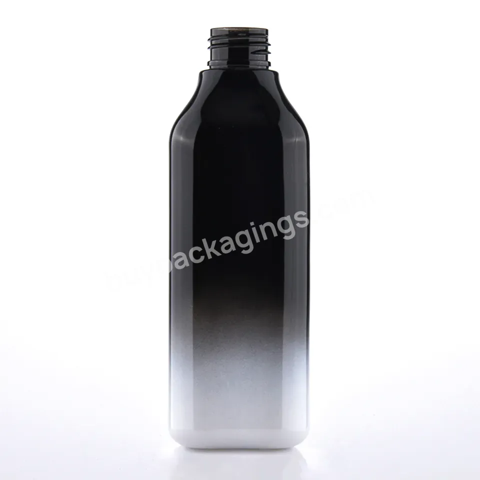 Square Packaging White Black 150ml 200ml Pet Fine Mist Sprayer Hair Gel Face Toner Spray Pump Bottle