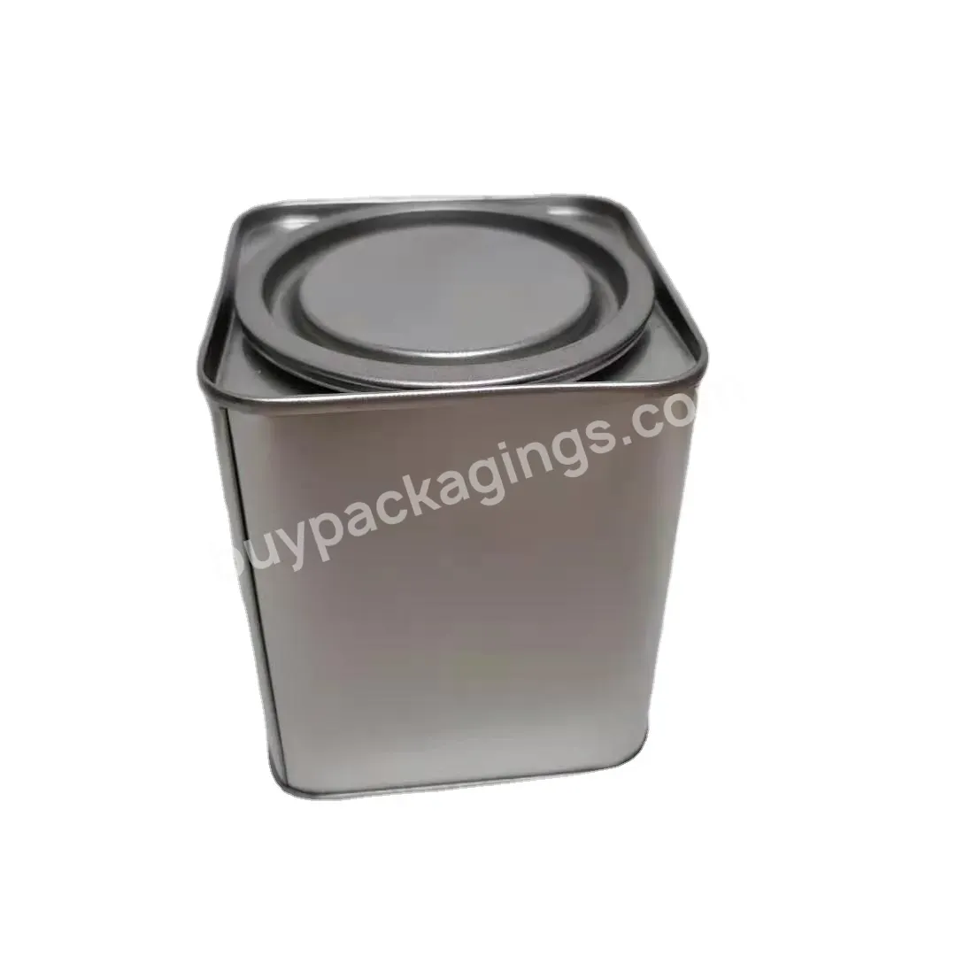 Square Tea Tin Customize 76*76*90 Tins With Air Tight Lid For Tea For Sugar For Biscuit