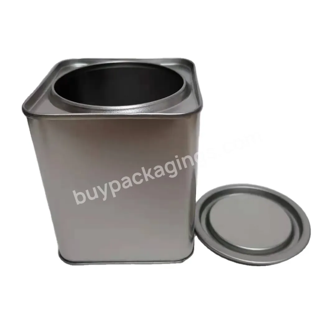 Square Tea Tin Customize 76*76*90 Tins With Air Tight Lid For Tea For Sugar For Biscuit