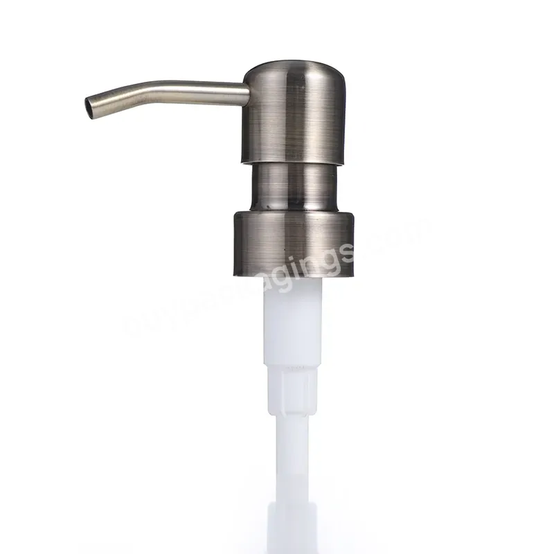 Stainless Steel 304 Lotion Pump 28/400 28/410 Liquid Soap Dispenser Pump For Shampoo Bottle - Buy Lowest Price 24/410 28/410 Plastic Shampoo Hair Conditioner Pump Hand Wash Lotion Bottle Soap Dispenser,High Quality Cheap Custom Metal Silver Shampoo O