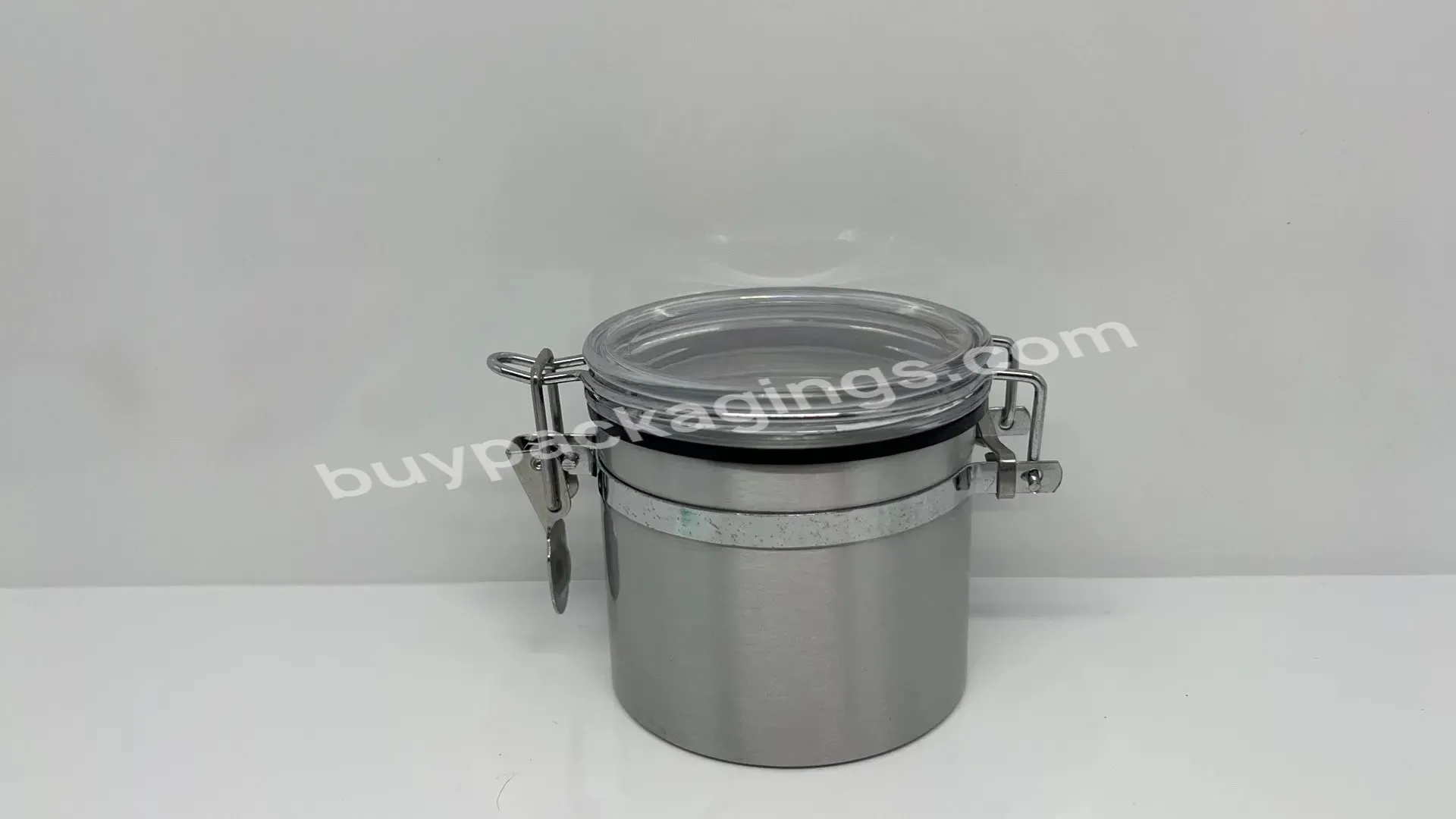Stainless Steel Fresh-keeping Sealed Tank Coffee Milk Powder Drum Storage Tank