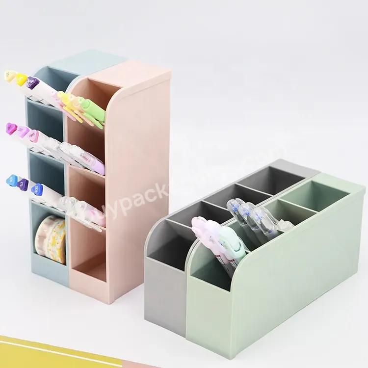 Stand Fancy Office Desktop Multi-function Gift Makeup Brushes Pencil Holder For Office Desk Organizer Tubular Penrack