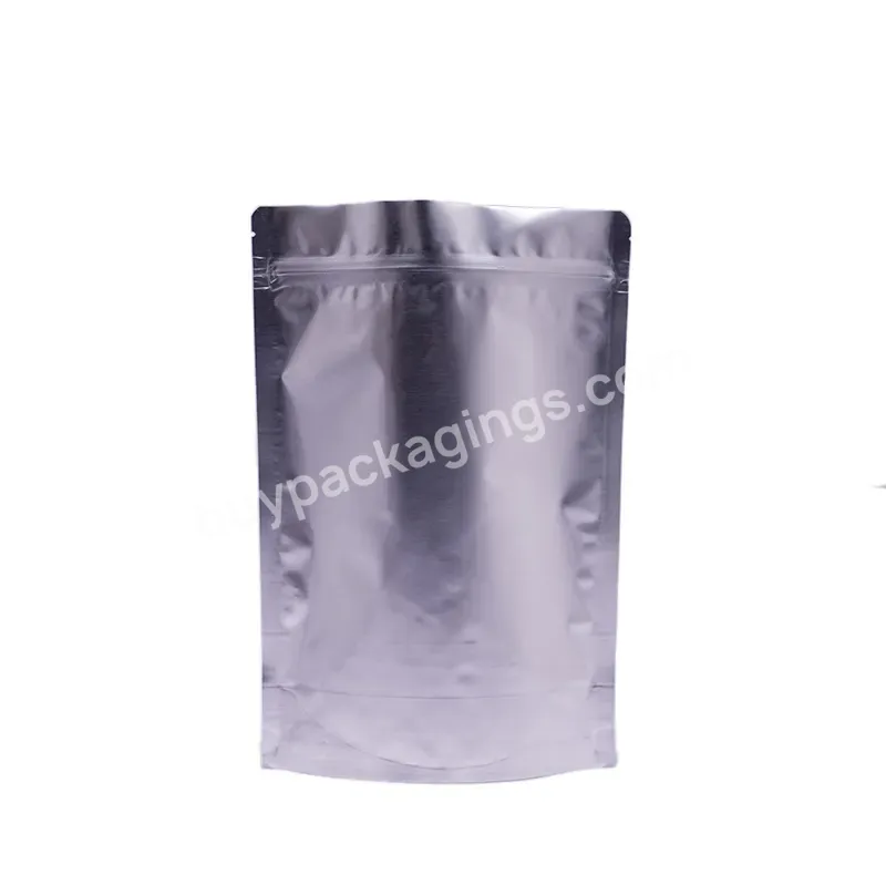 Stand Up 35*50+6 Food Foil Packaging Bag Heat Sealable Aluminum Foil Bag