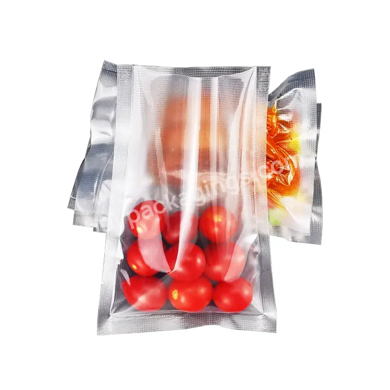 "stand Up Bag Plastic 1000 Accept Biodegradable Vacuum Printing Clear Customized Logo Food And Everyday Items Three Sides Of"