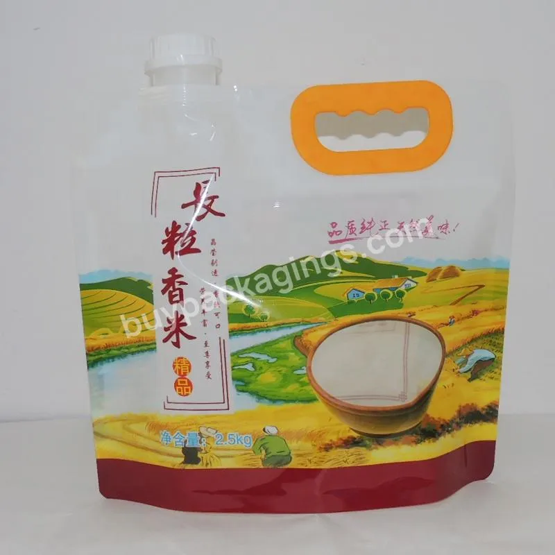 Stand Up Pouch With Spout Filling Price Transparent Spout Pouches For Oil Packaging Wine Pouch With Spout