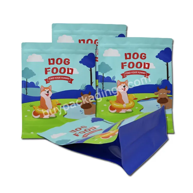 Stand Up Side Gusset Pouch Packaging Bag For Pet Food - Buy Packaging Pet Food Bags,Cookie Snack Food Plastic Bags,Cat Food Dog Food Pet Snack Bags.